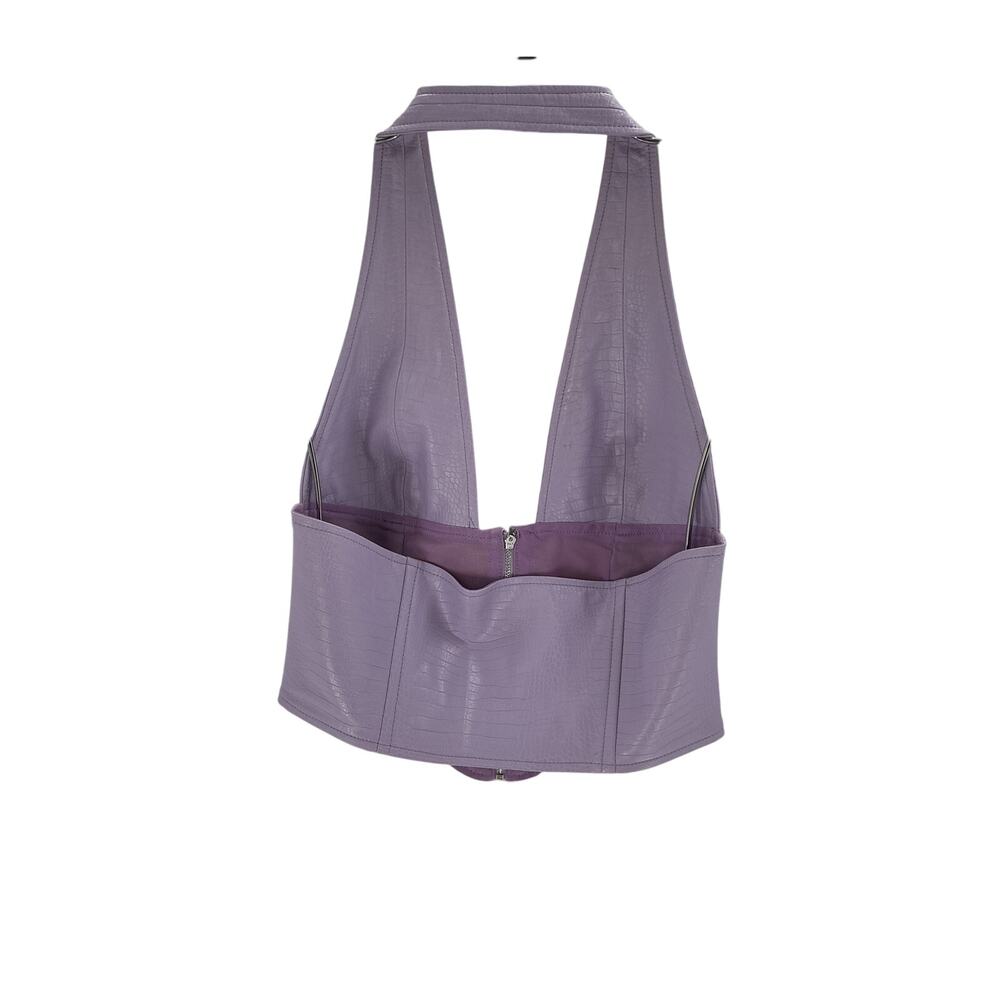 Miaou Lavender Halter Top - Picture 3 of 4